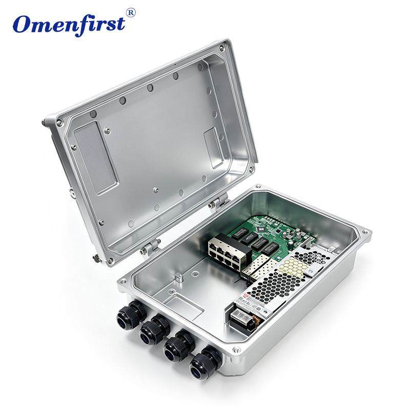 10G Sfp+ Switch 8 Port - Sakelar PoE 8 Port 2,5G Tahan