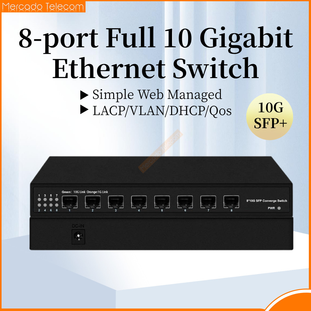 10G Sfp+ Switch 8 Port - 8 Port 10G SFP + Sakelar