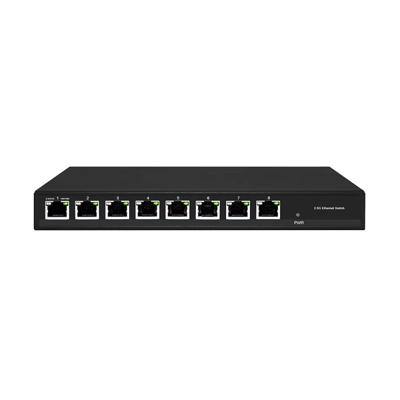 8 Port 2.5G Switch Unmanaged - Hub Ethernet Multi-gigabit 8-Port 2.5G Non-Managed