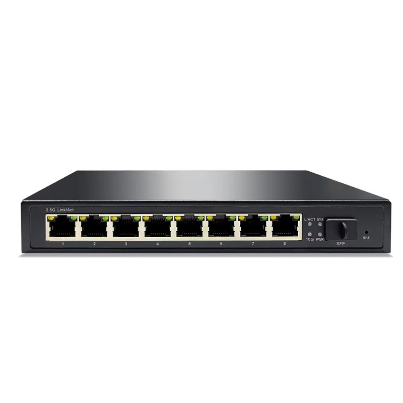 10G Sfp+ Switch 8 Port - Switch Multi-Gigabit 8 Port Tanpa Manajemen