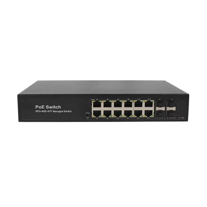 10G Sfp+ Switch 8 Port - Switch PoE Terkelola L3 dengan 8