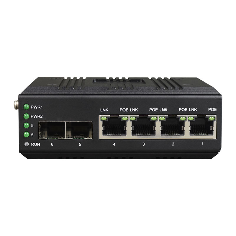 Industrial Switch Din Rail Gigabit - Switch Jaringan Ring RSTP DIN Rail