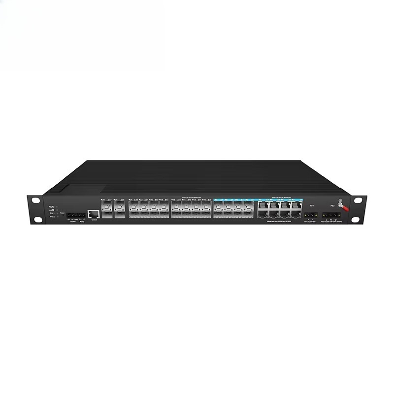 Network Switch Rack Mount 1U - Sakelar Jaringan Industri 1U yang Dapat