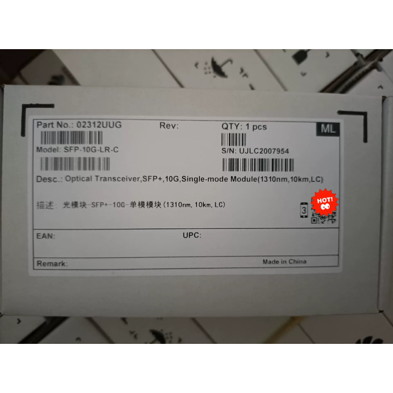 Sfp Module 10G Lr - untuk 02312UUG SFP-10G-LR-C 10G 1310nm 10km