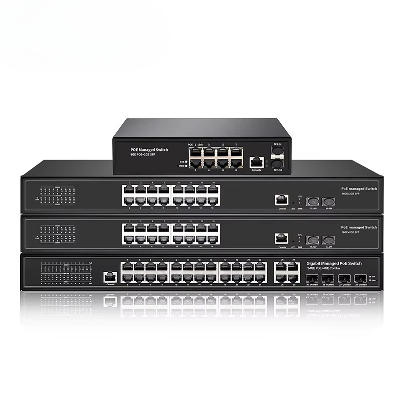 Poe Switch 16 Port 802.3At - Sakelar PoE 8-Port, 16, 24, 48