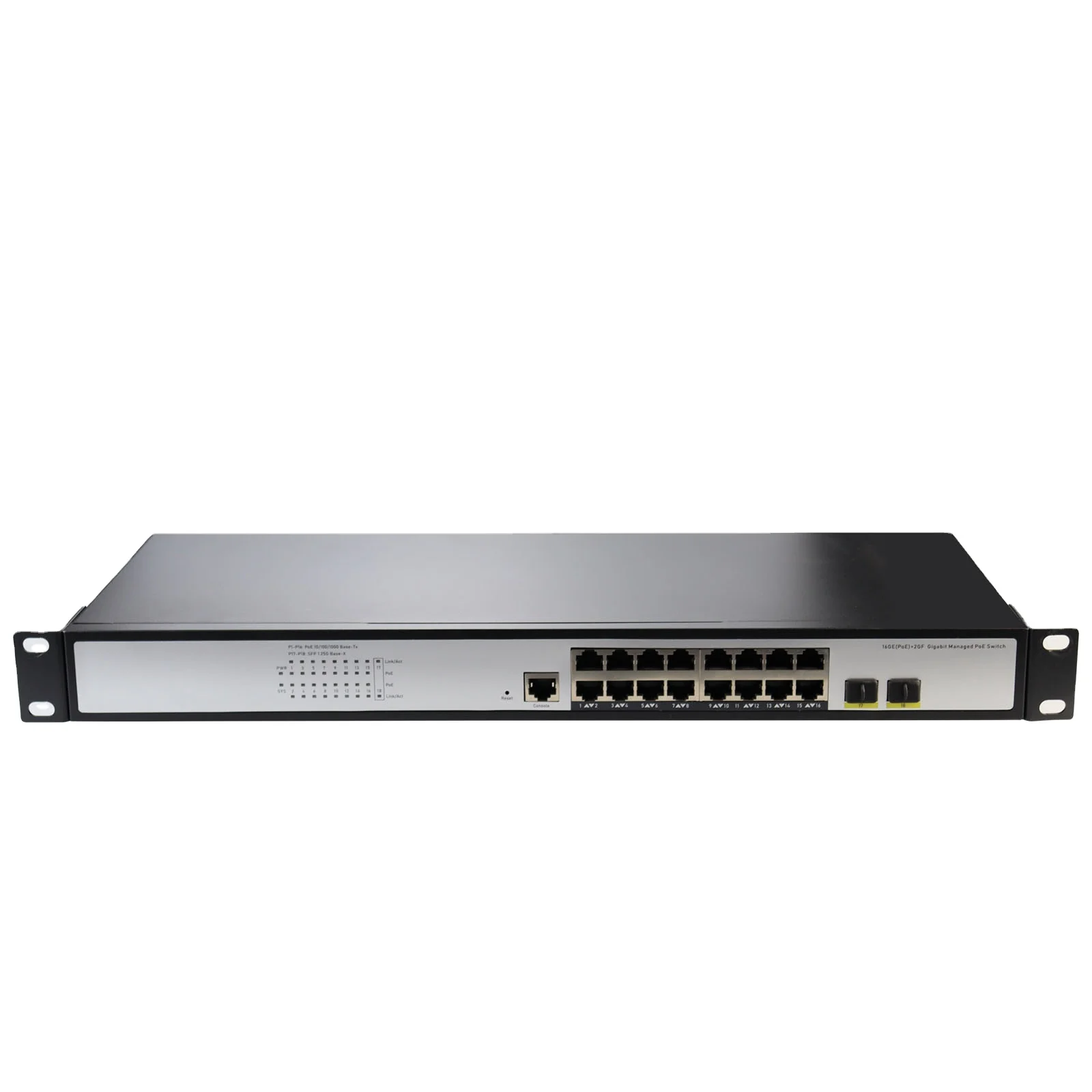 Poe Switch 16 Port 802.3At - Switch Terkelola L2+ 16-Port 10/100/1000T 802.3at