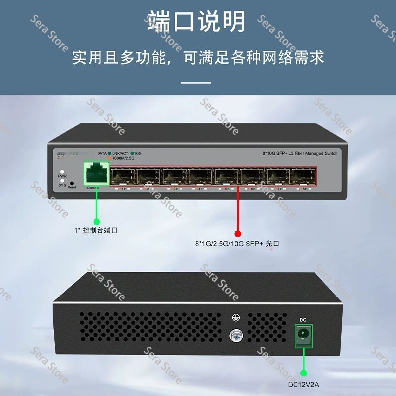 10G Sfp+ Switch 8 Port - 8 Port Switch Ethernet 10 Gigabit