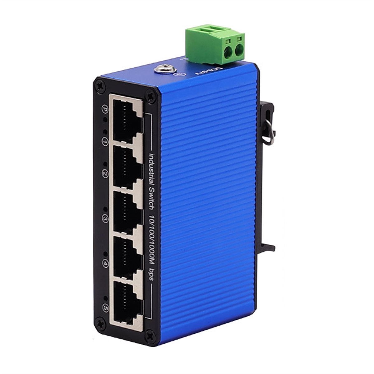 Industrial Switch Din Rail Gigabit - A64I Industrial DIN-Rail 10/100/1000M 5 Port