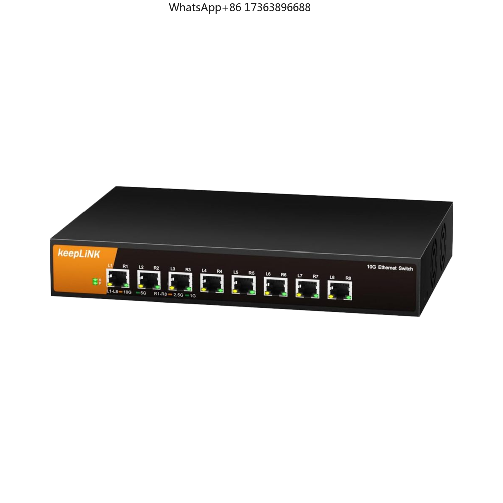 8 Port 2.5G Switch Unmanaged - KeepLiNK 8-Port 10G Unmanaged Ethernet Switch