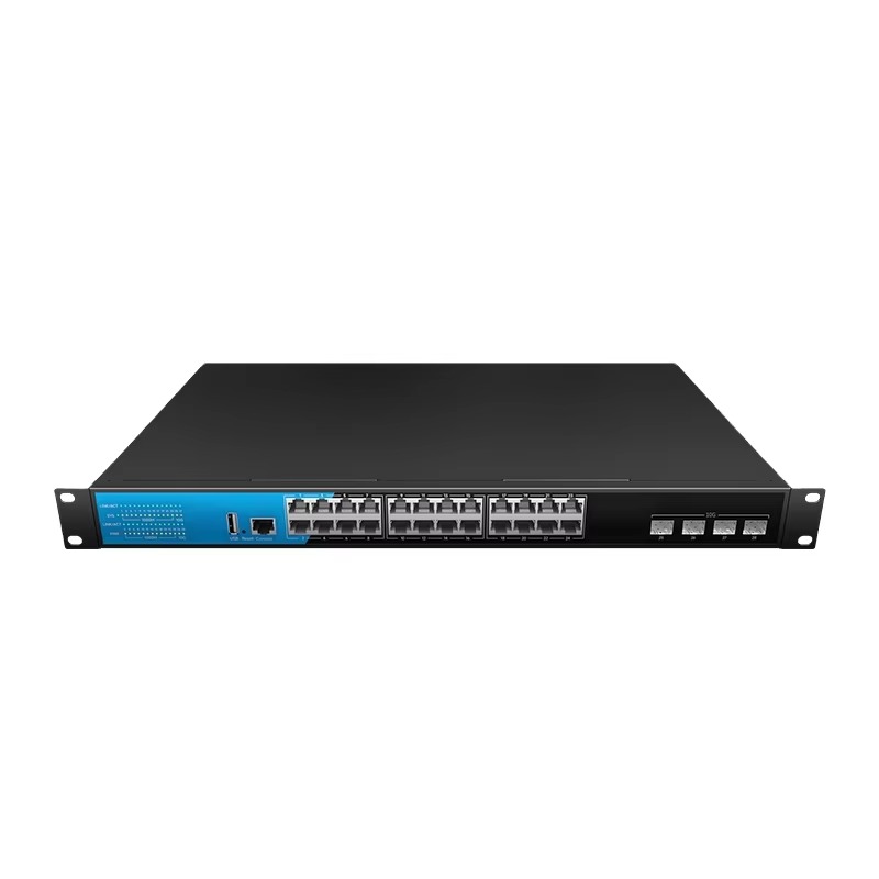 Switch 24 Port 10G Uplink - Switch Jaringan Perusahaan Terkelola 1U Rak