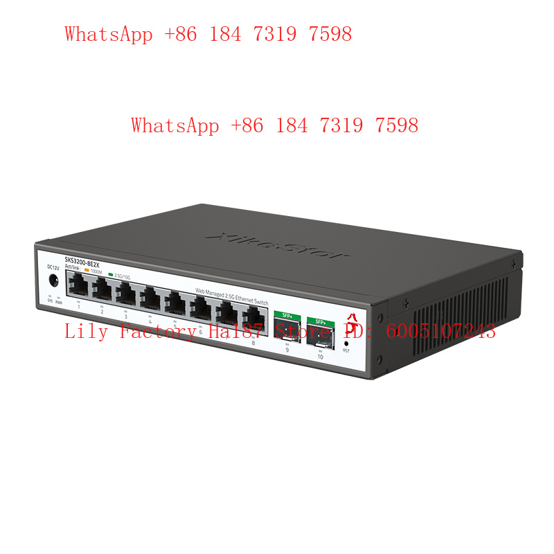 10G Sfp+ Switch 8 Port - XikeStor 8*2.5G RJ45 2*10G SFP+ Switch