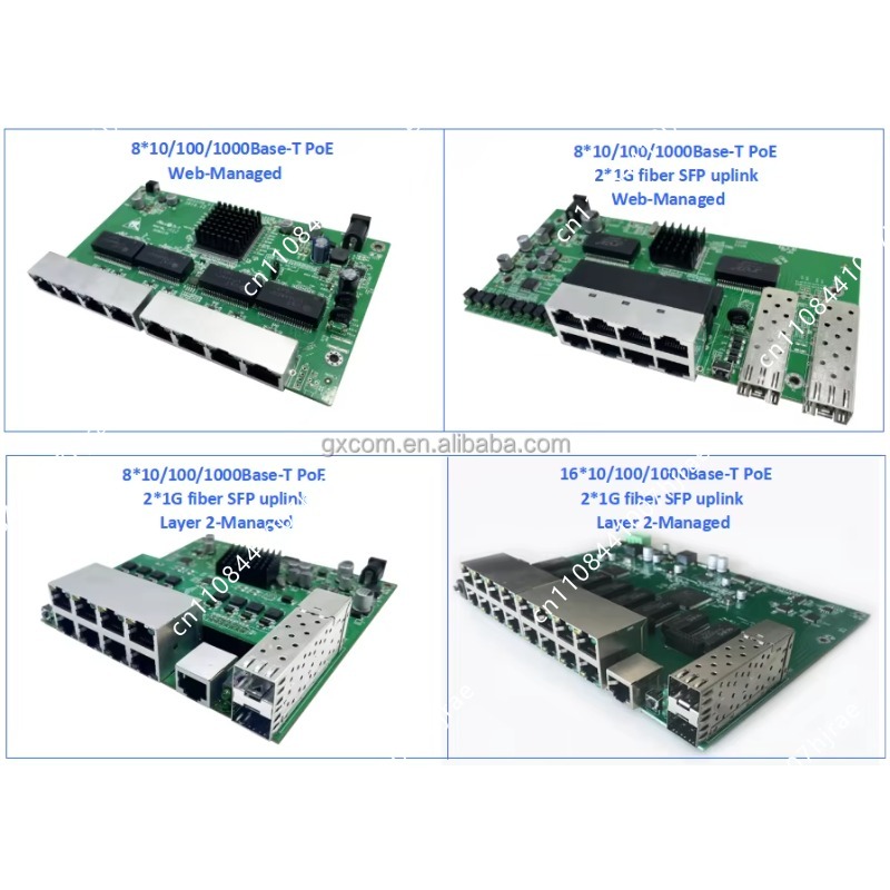 4 8 16 24 Port Gigabit Managed - Poe Switch 16 Port 802.3At ulasan dan harga