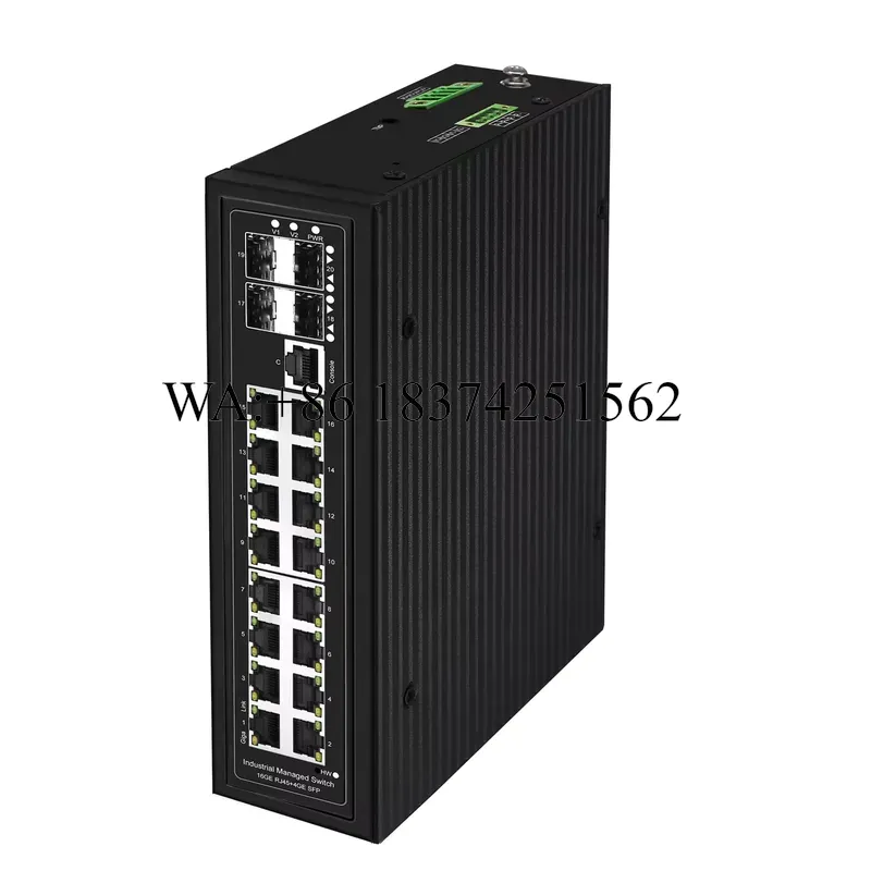Wmwmnu, Switch Ethernet Indust - Poe Switch 16 Port 802.3At ulasan dan harga