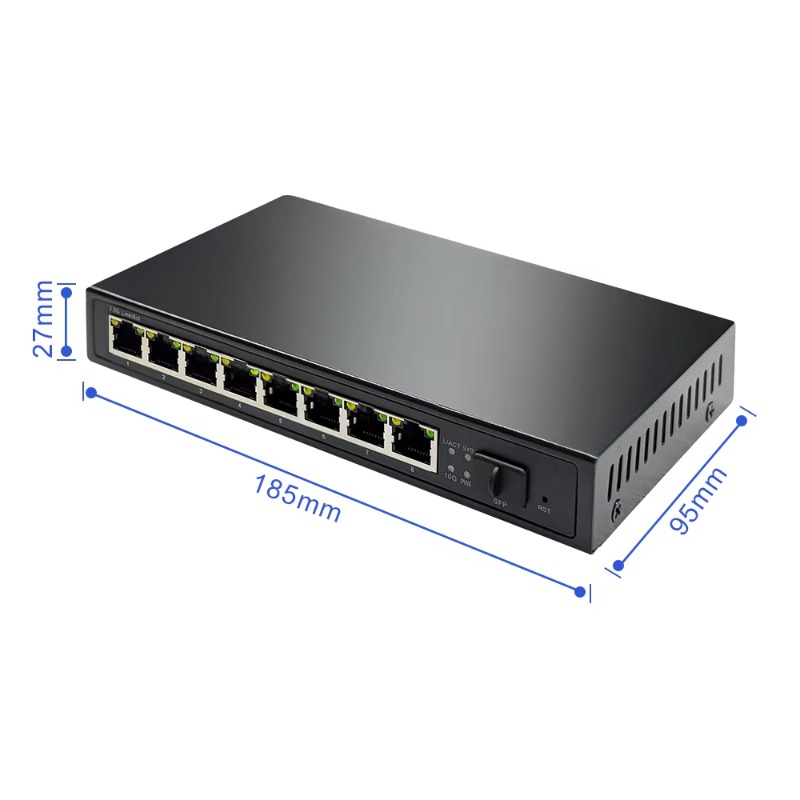 Switch PoE 8 Port 2.5G Unmanag - 8 Port 2.5G Switch Unmanaged ulasan dan harga