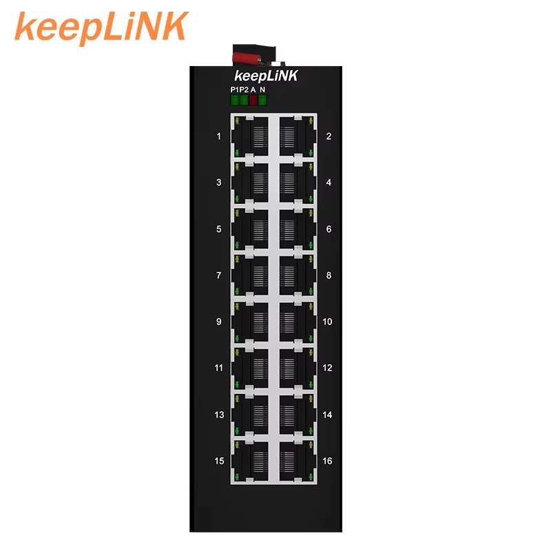 Sakelar Gigabit 16 Port, Ether - Industrial Switch Din Rail Gigabit ulasan dan harga
