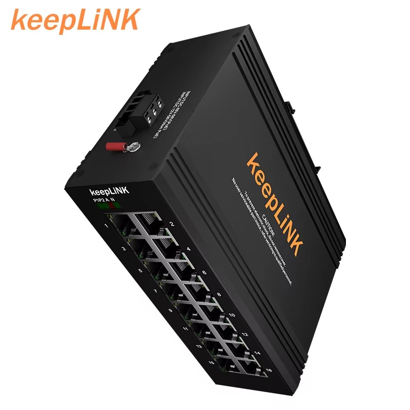 Sakelar Gigabit 16 Port, Ether - Industrial Switch Din Rail Gigabit ulasan dan harga