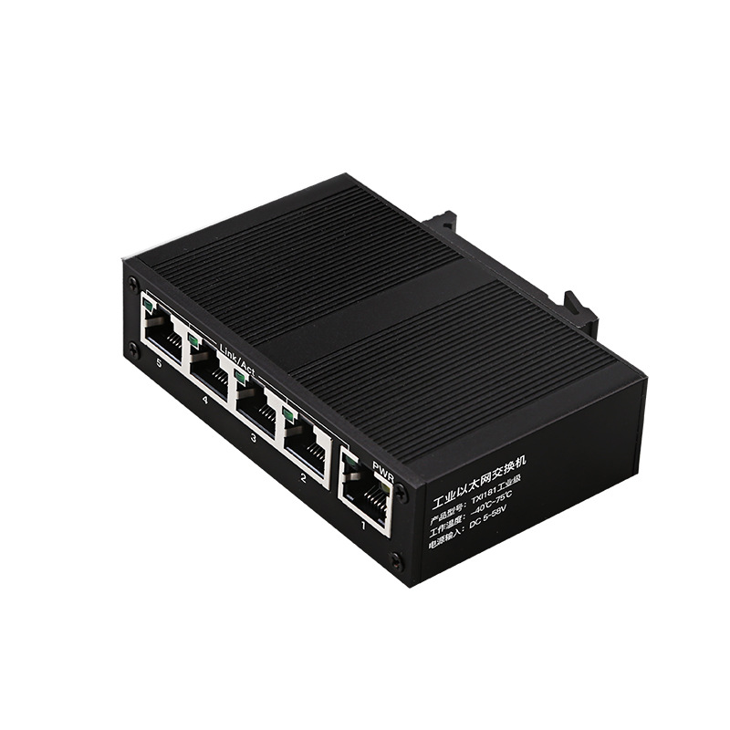 Switch Ethernet Industri 5-Por - Industrial Switch Din Rail Gigabit ulasan dan harga
