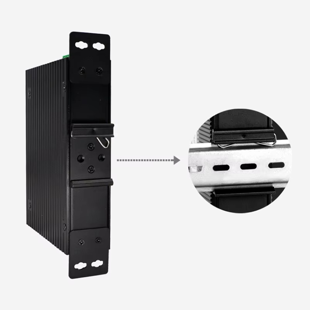Switch Terkelola L3 Gigabit 8- - Industrial Switch Din Rail Gigabit ulasan dan harga