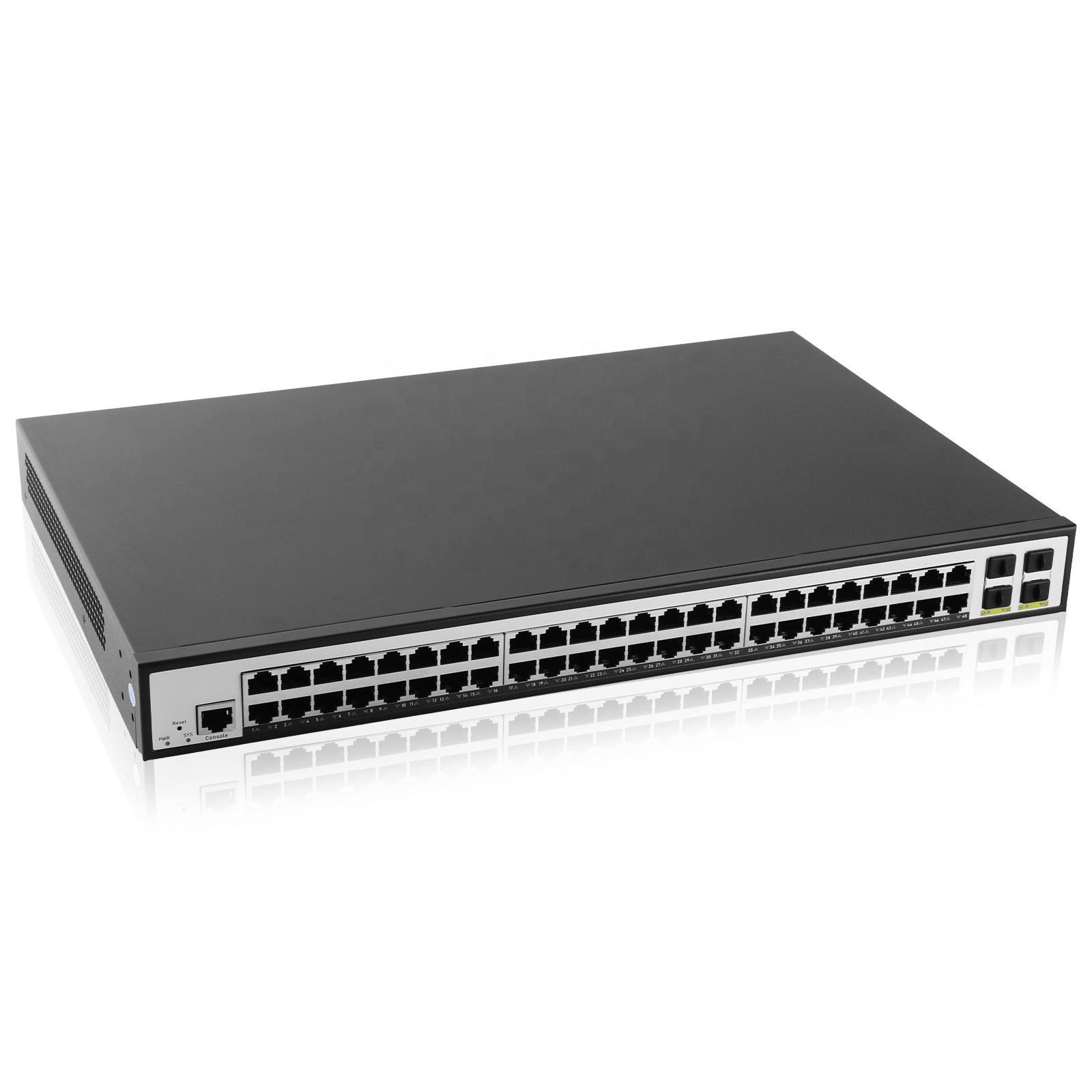 48GE 4 Gigabit SFP OEM 4 Uplin - Network Switch Rack Mount 1U ulasan dan harga