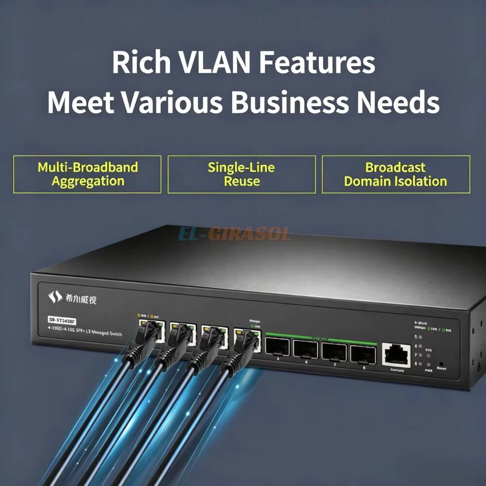 Sirivision 8 Port 10G SFP+ L3  - 10G Sfp+ Switch 8 Port ulasan dan harga