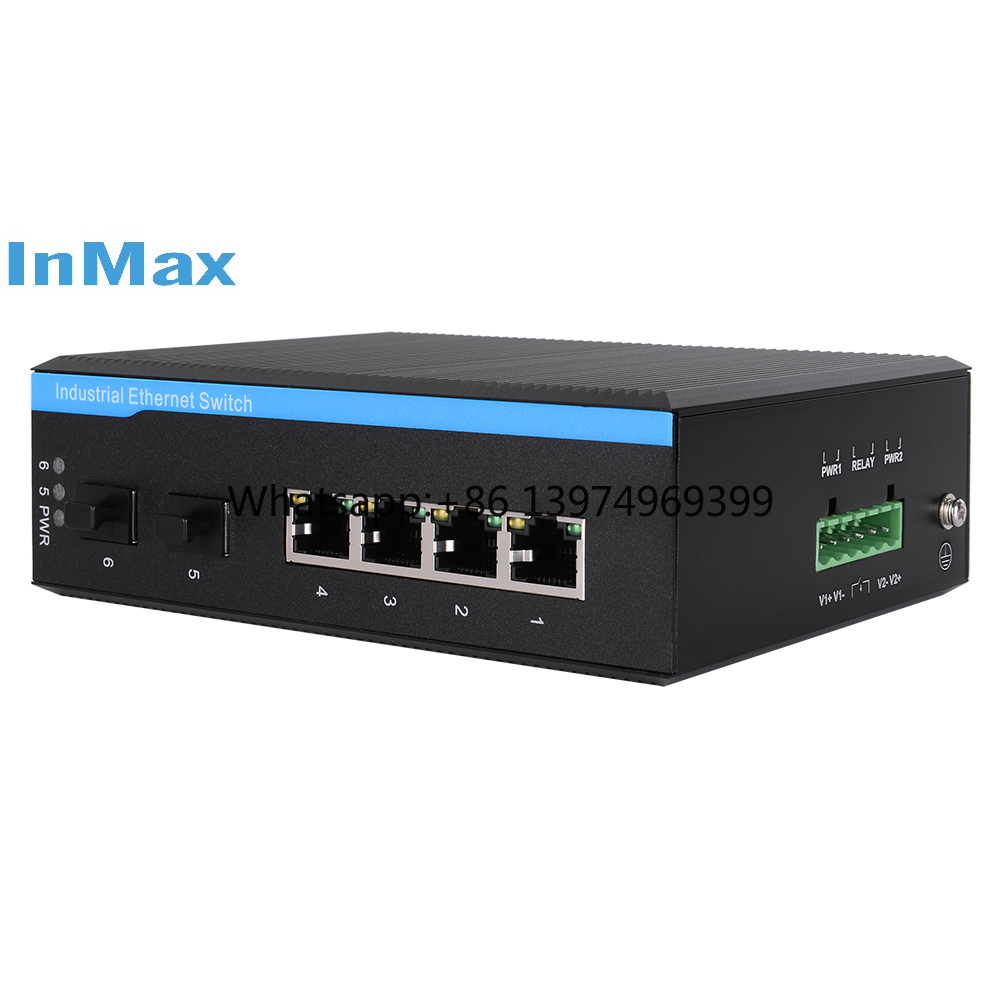 6 Port 4 Port 9V 12V 24V 48V D - Industrial Switch Din Rail Gigabit ulasan dan harga