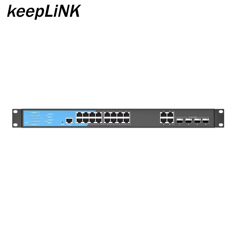 Sakelar Jaringan Terkelola unt - Managed Switch 24 Port Gigabit ulasan dan harga
