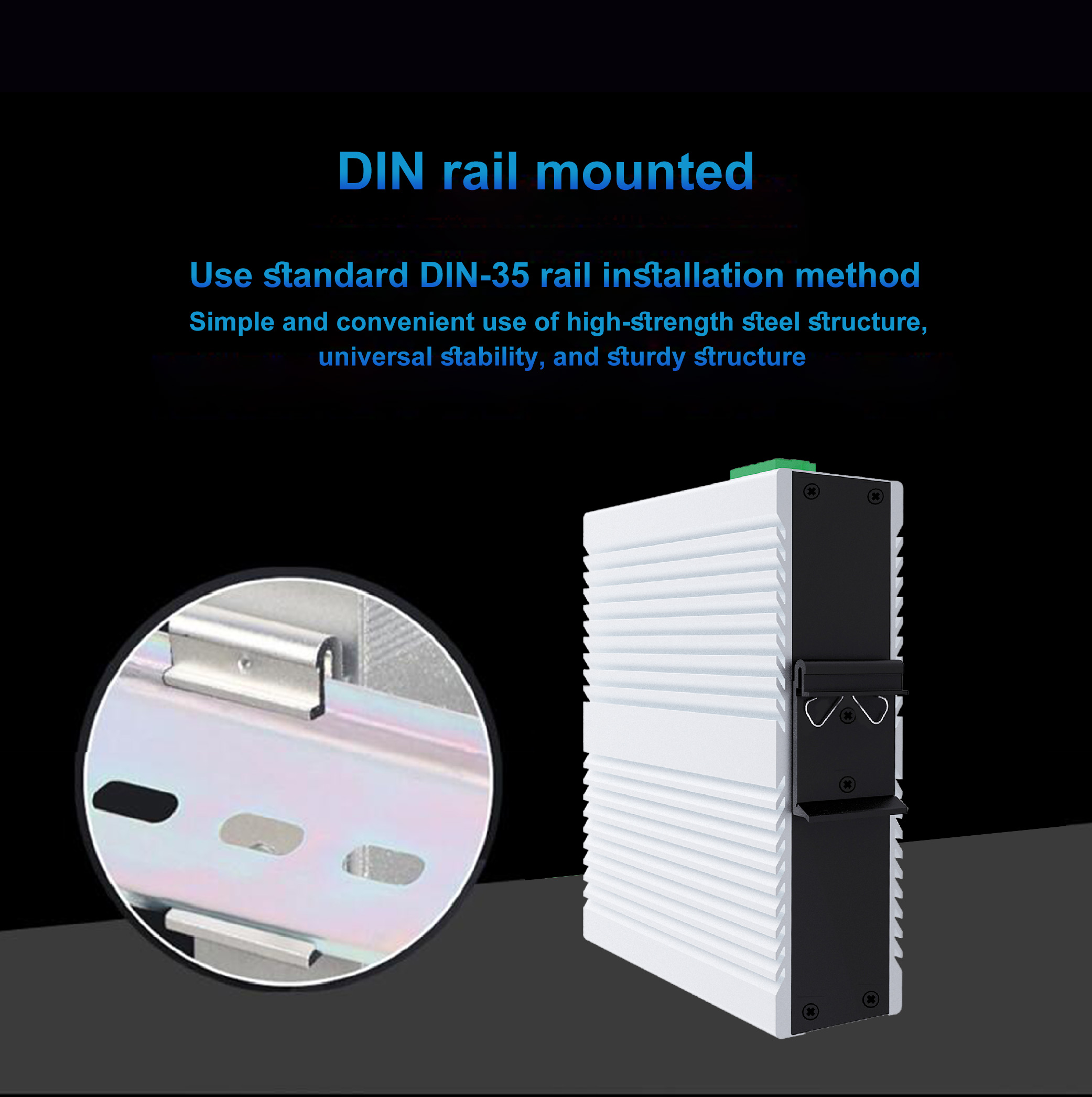 Switch Industri Gigabit dengan - Industrial Switch Din Rail Gigabit ulasan dan harga