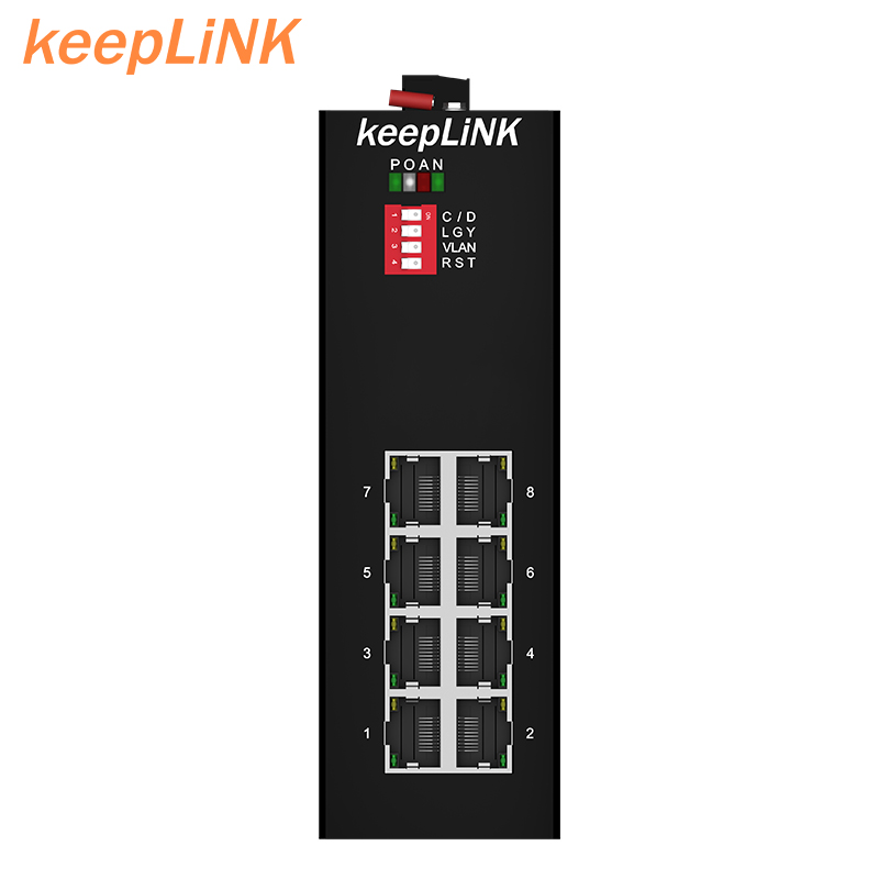 Switch Ethernet Gigabit 8 Port - Industrial Switch Din Rail Gigabit ulasan dan harga