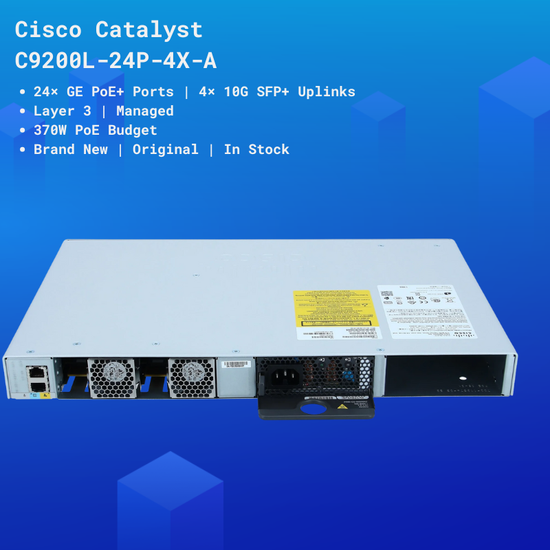 Untuk Cisco Catalyst 9200L 24- - Layer 3 Switch 24 Port Sfp ulasan dan harga