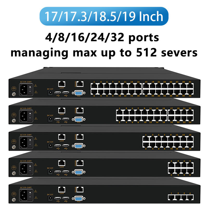 Akses Jarak Jauh KVM A110V-240 - Network Switch Rack Mount 1U ulasan dan harga