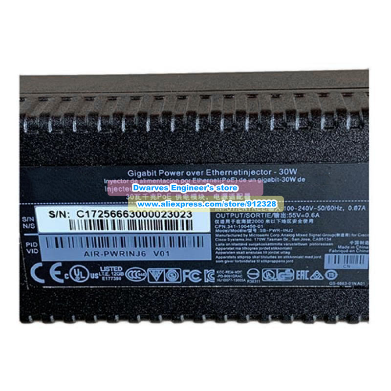 55V 0.6A 30W Gigabit PoE Injec - Poe Injector Gigabit 30W ulasan dan harga