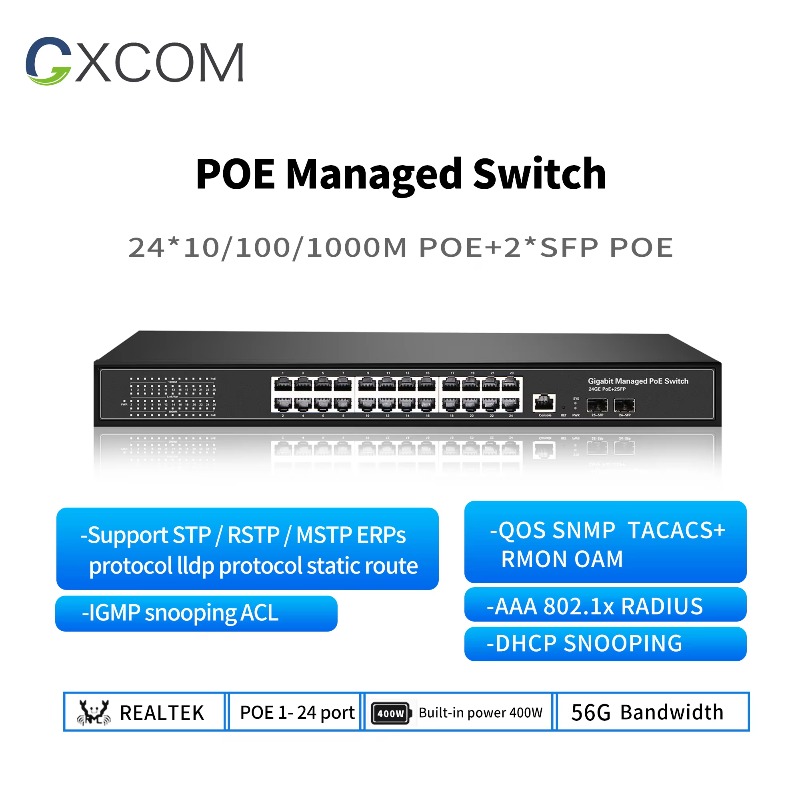 Switch PoE 8-Port 16 24 48 Por - Poe Switch 16 Port 802.3At ulasan dan harga