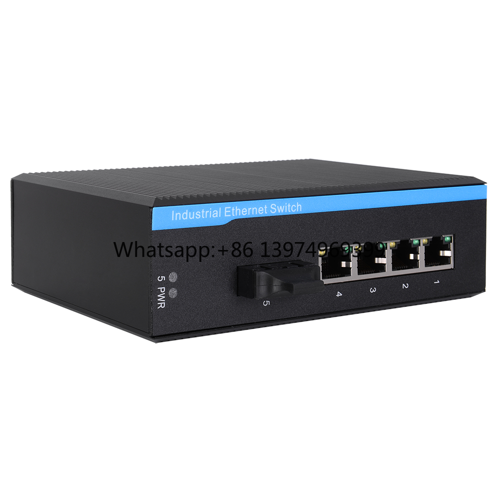 4 + 1 5Port 9V 12V 24V 48V Din - Industrial Switch Din Rail Gigabit ulasan dan harga