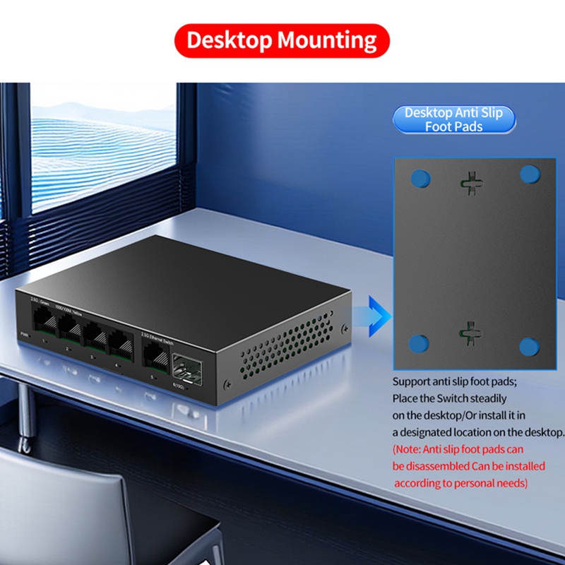 Switch 2.5G 5 Port 2500Mbps de - Switch 5 Port 2.5G Unmanaged ulasan dan harga