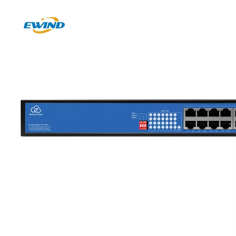 Sakelar Gigabit PoE 24 Port ya - Managed Switch 24 Port Gigabit ulasan dan harga