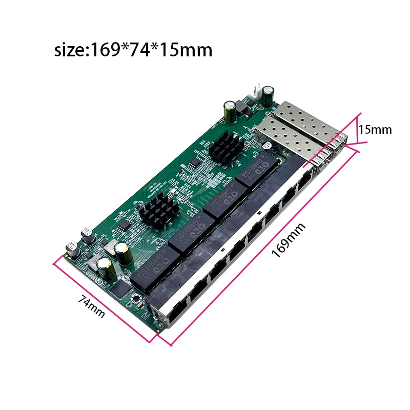 8-port POE 2.5G/10/1000M power - 10G Sfp+ Switch 8 Port ulasan dan harga