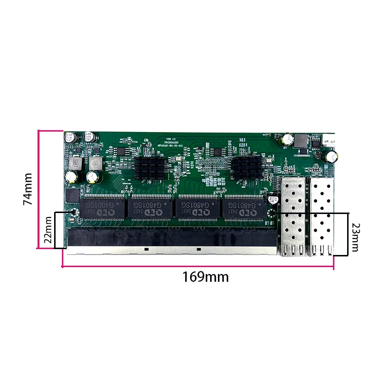 8-port POE 2.5G/10/1000M power - 10G Sfp+ Switch 8 Port ulasan dan harga