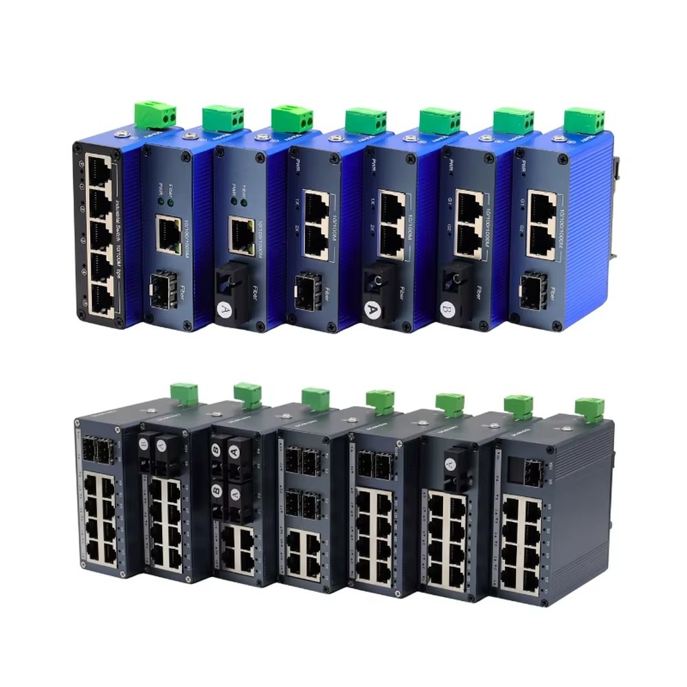 Switch PoE Gigabit Industri 4/ - Poe Switch 16 Port 802.3At ulasan dan harga