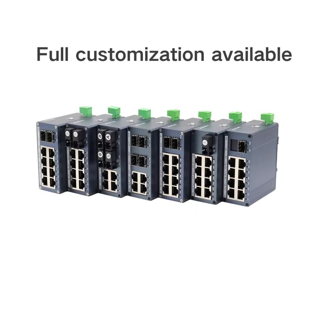 Switch PoE Gigabit Industri 4/ - Poe Switch 16 Port 802.3At ulasan dan harga
