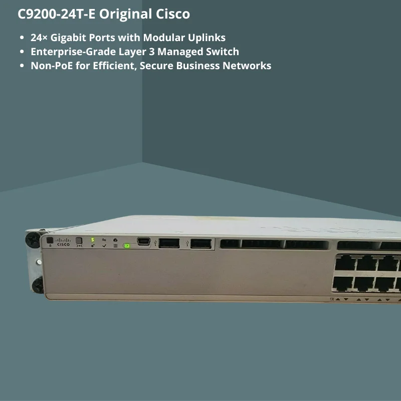 C9200-24T-E Cisco Catalyst 920 - Managed Switch 24 Port Gigabit ulasan dan harga