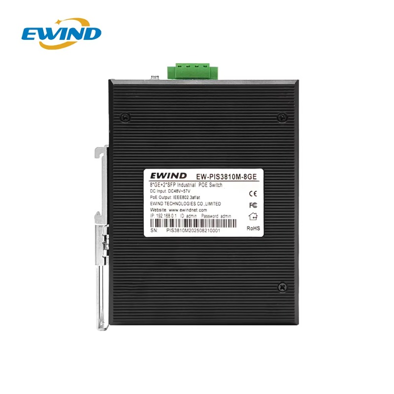Switch PoE Industri dengan 8 P - Industrial Switch Din Rail Gigabit ulasan dan harga