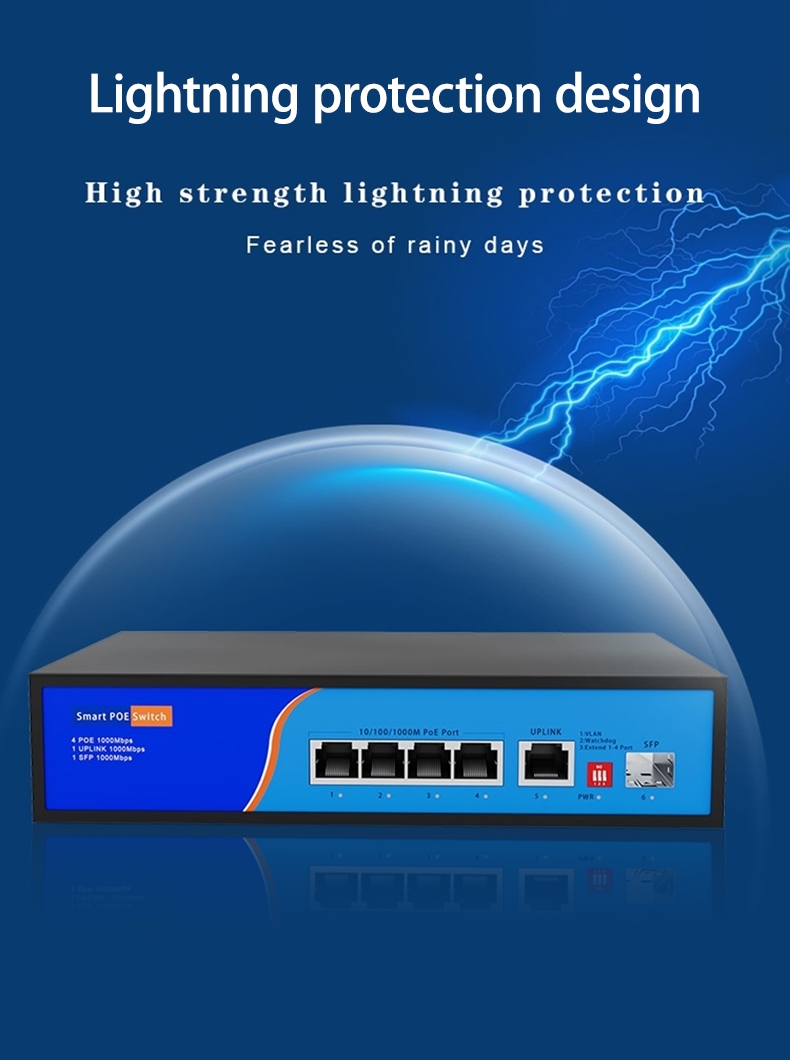 Sakelar POE OEM/ODM pabrik den - Poe Switch 16 Port 802.3At ulasan dan harga