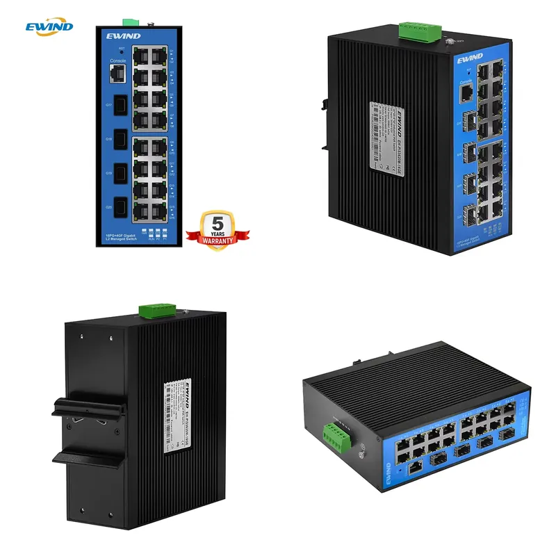 Switch PoE Terkelola Gigabit I - Industrial Switch Din Rail Gigabit ulasan dan harga