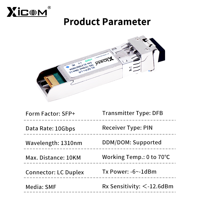 Modul Transceiver Xicom 10G SF - Sfp Module 10G Lr ulasan dan harga