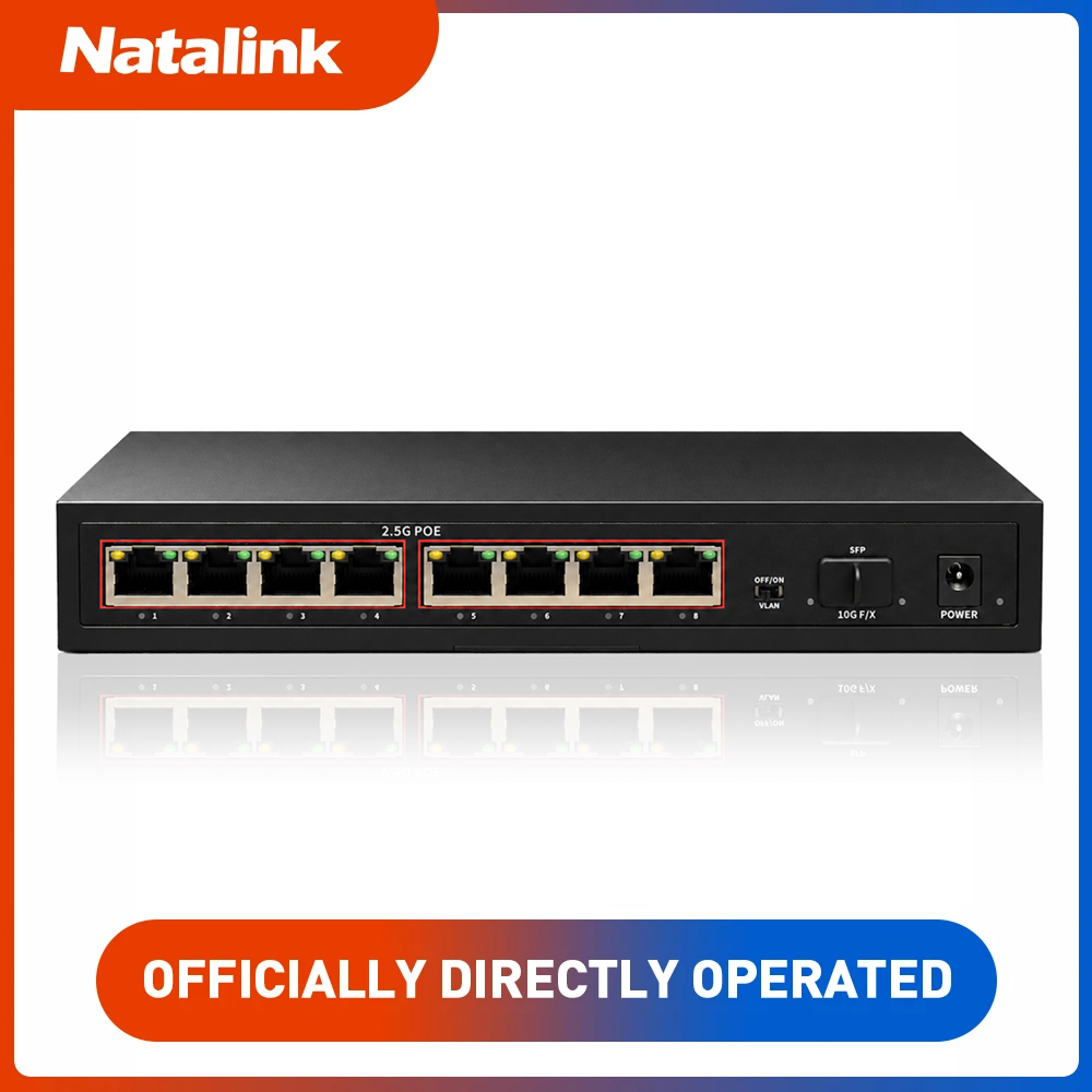 Sakelar Jaringan PoE 8-Port 2, - 8 Port 2.5G Switch Unmanaged ulasan dan harga