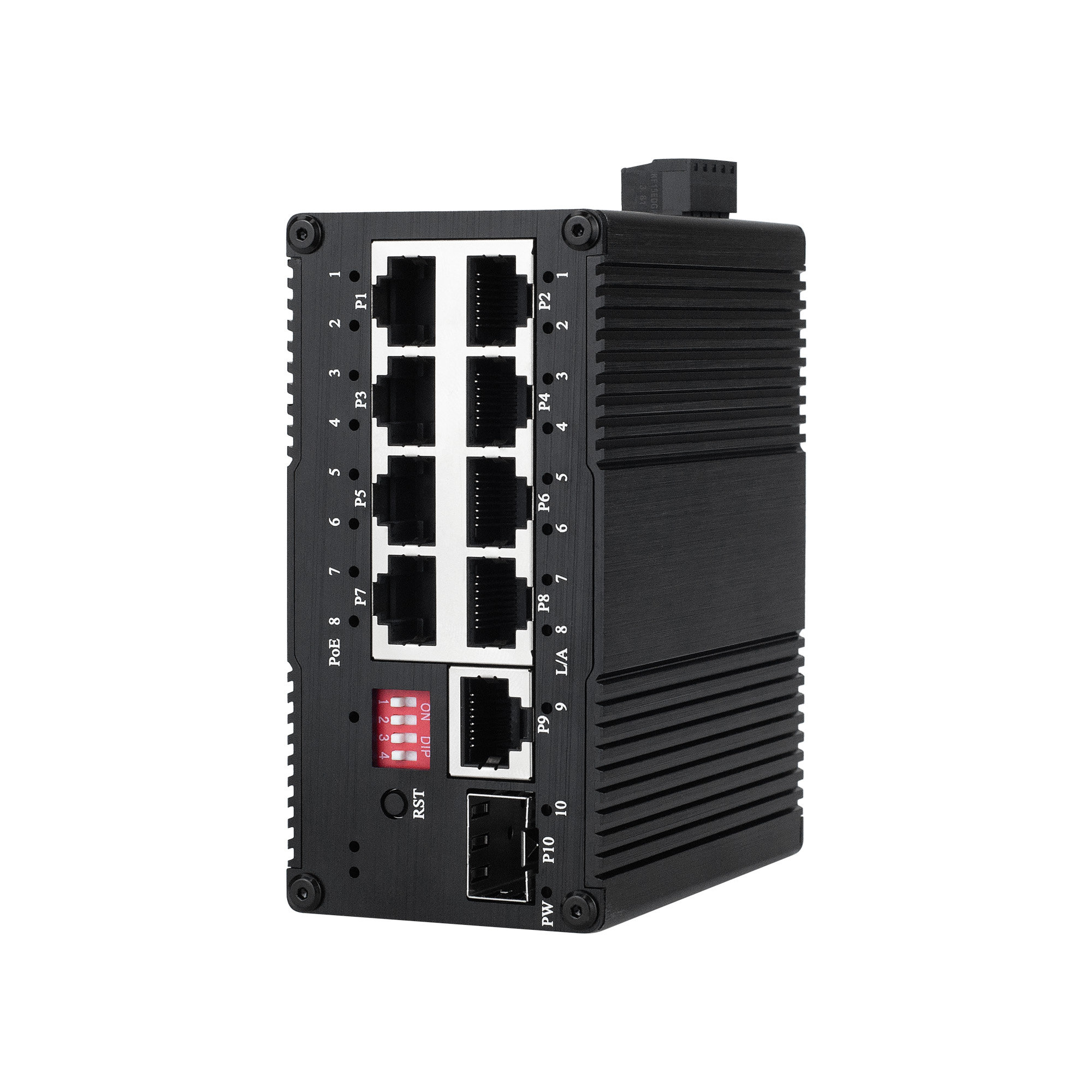 Switch Gigabit Industri 9 RJ45 - Industrial Switch Din Rail Gigabit ulasan dan harga