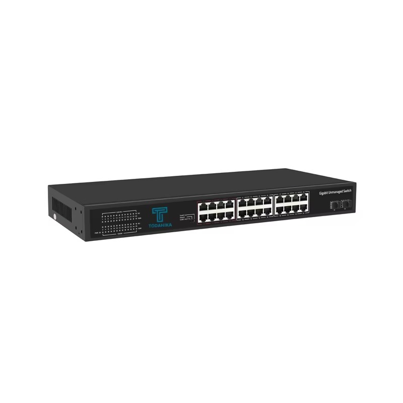 Sakelar Jaringan Gigabit 24 Po - Network Switch Rack Mount 1U ulasan dan harga