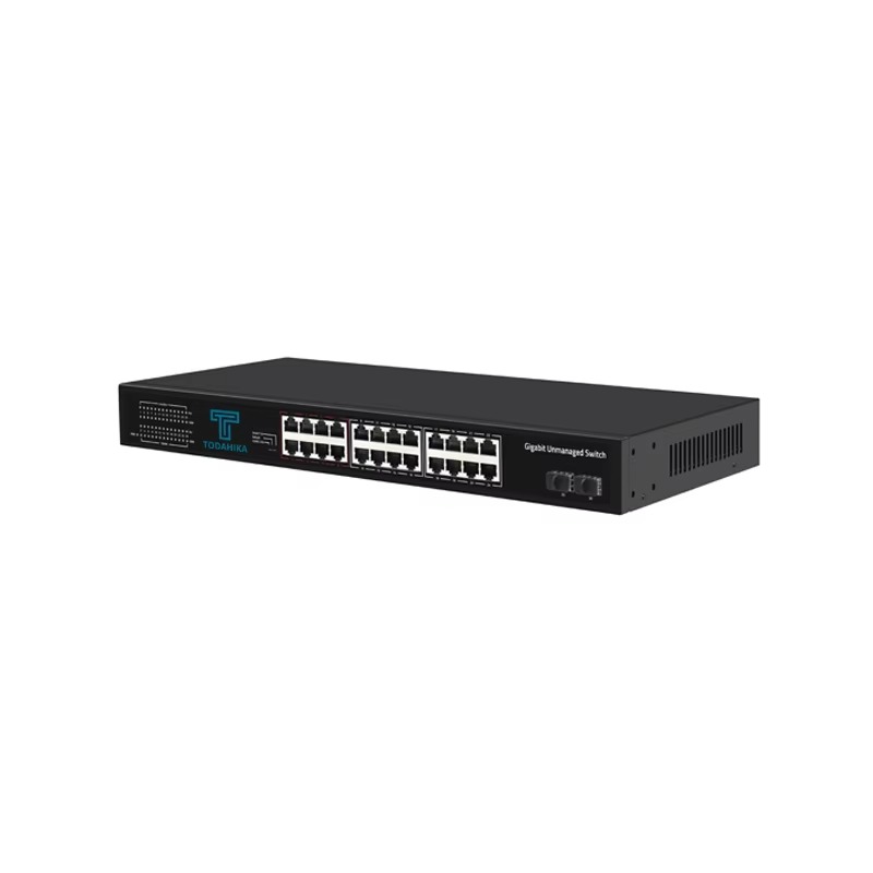 Sakelar Jaringan Gigabit 24 Po - Network Switch Rack Mount 1U ulasan dan harga