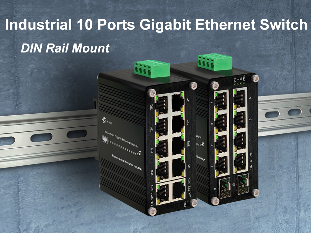Switch Gigabit PoE 10-Port Ind - Switch 48 Port Poe Gigabit ulasan dan harga