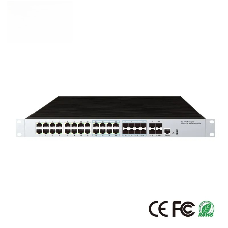 Switch manajemen industri PoE  - Switch 24 Port 10G Uplink ulasan dan harga